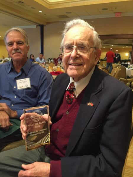 Norman Besheer receives the National Pest Management Association hall of fame award