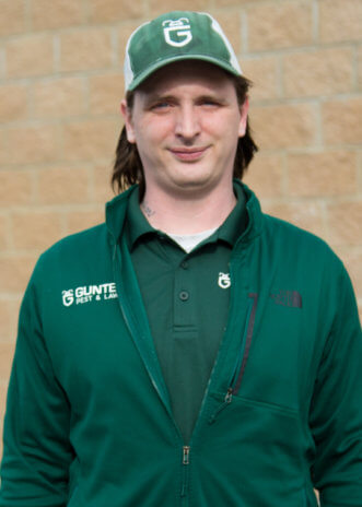 Kevin Eldred is a pest control technician at Gunter Pest & Lawn