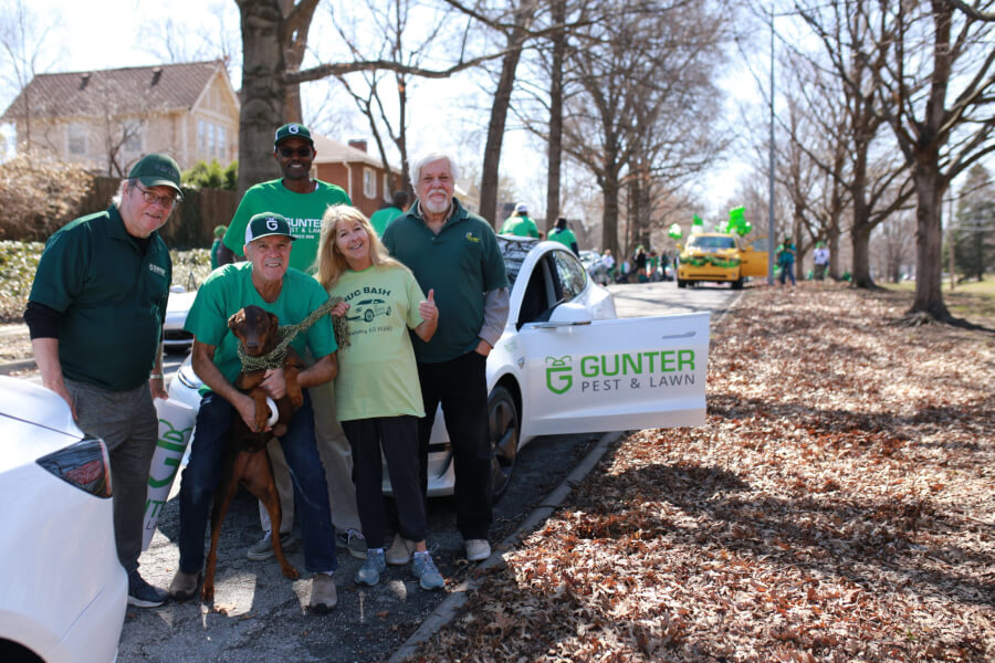 Charlie, Ben, Tom, Jay and Pam and Kaimi at the Brookside St. Pattys Day Parade, March 2022. In Memory Of Our Teammate Charlie.