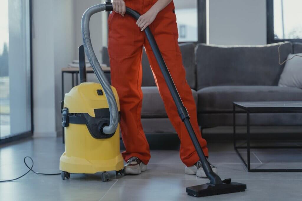 Top Tips for Maintaining a Pest-Free Home After Relocating | Gunter Pest & Lawn | Kansas City, MO Top Tips For Maintaining A Pest-Free Home After Relocating. Man Vacuuming.