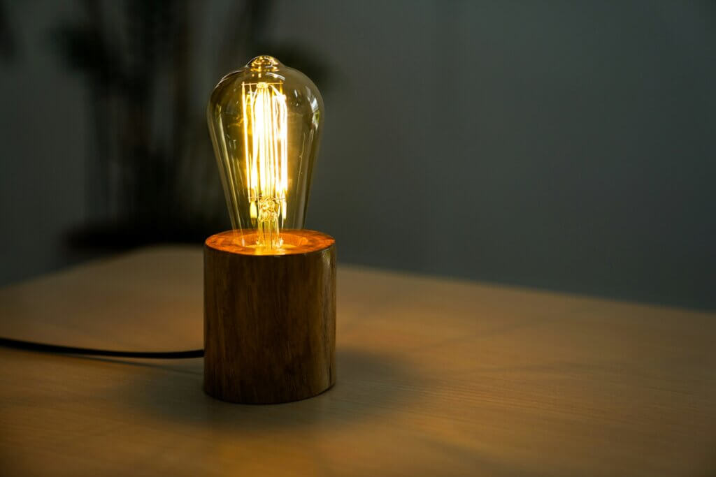 an LED light